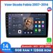 Awesafe 6+128GB Android14 Carplay Autoradio - Geschikt Voor Skoda Fabia 2007 t/m 2014 - Draadloze Carplay Android Auto - Touchscreen - GPS Navigatie 4G WiFi - Bluetooth Radio