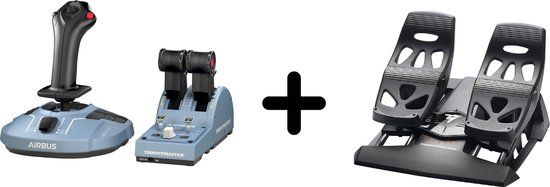 Thrustmaster TCA Officer Pack Airbus Edition + Rudder Pedals - PC