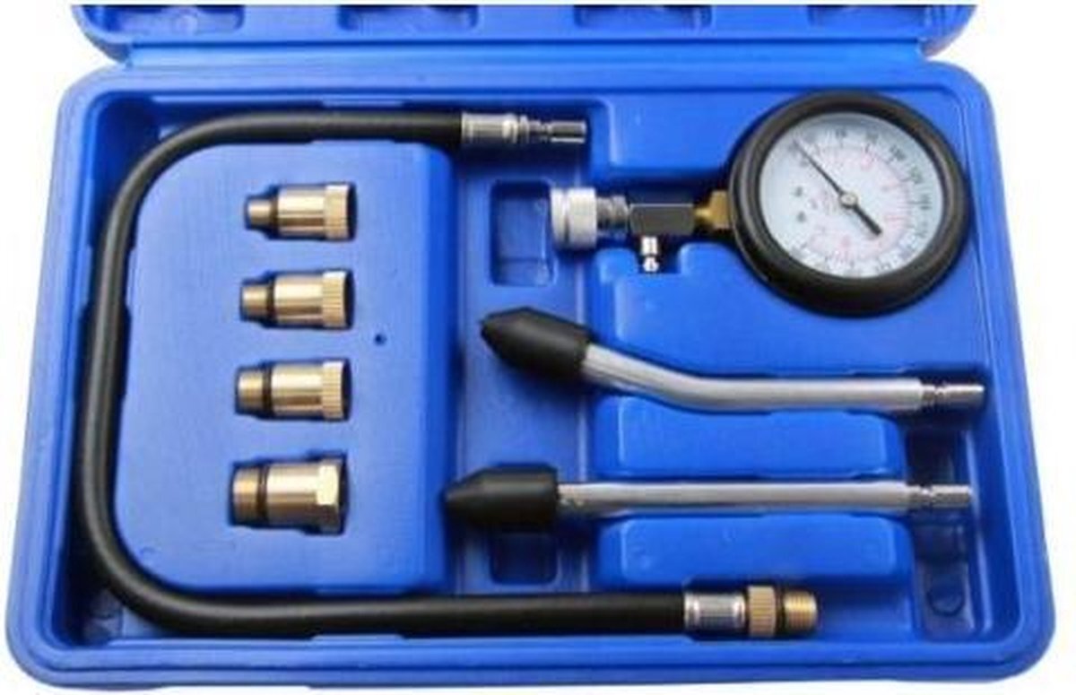 US.PRO tools by Bergen Compressie test set voor benzinemotoren 8-delig