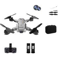 SZSMART Q6 drone met dubbele 4K HD-camera (2 batterijen - autonomie: 15 min - grijs)