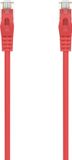 AISENS Kabel RJ45 Categorie 6 UTP Rigide A145-0562 3 m Rood