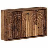 vidaXL Wandgemonteerde Schoenenkast ALKMAAR 71 x 17 x 43 cm Bewerkt hout