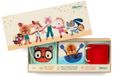 Lilliputiens - 3 Sensorische boekjes voor baby's - Jungle