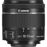 Canon EF-S 18-55mm f/4.0-5.6 IS STM Lens - Black
