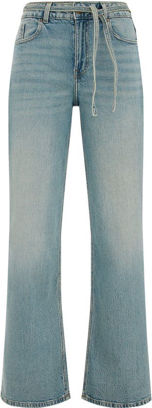 WE Fashion Dames high rise wide leg jeans