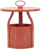 Mauro Ferretti Bijzettafel Iris End Table Red Ø 44×43 cm