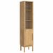 vidaXL FLORO Hoge Badkamerkast Wasbruin 35 x 30 x 160 cm