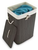 Merkloos Relaxdays 3x Wasmand Bamboe