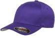 Flexfit Wooly Combed Xs, uniseks pet voor volwassenen, Paars (, L-XL
