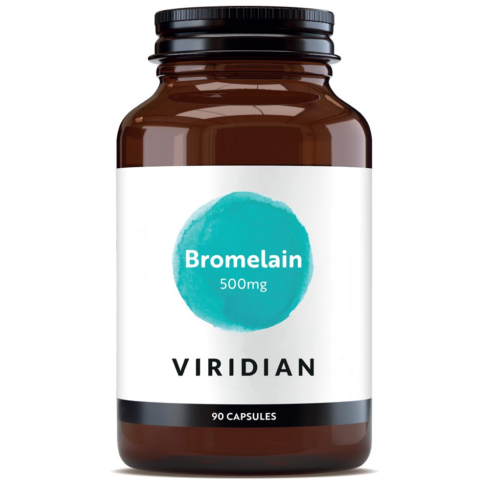 Viridian Bromelain 500mg Capsules