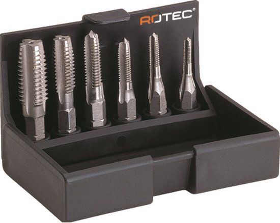 Rotec 6 dlg. Cass. Tap-bits M3-M10