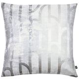 Ashley Wilde Meyer Kussenhoes, Platina/Zilver, 50 x 50cm