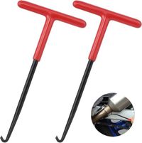 Kivora B.V. Auspufffederhaken-Abzieher Werkzeug 2 Stück Federspanner mit Federhaken Werkzeug Ziehen, Spring Trampolin Federwerkzeug Haken Zugfedern für Motorrad Roller Freischneider, 16 * 8cm