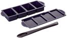 Yoko Design 1435 sandwichset, siliconen, violet, 27,5 x 9,5 x 5,3 cm