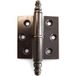 Gedotec Charnière décorative 133 Laiton avec rouleau décoratif 65 x 40 mm Bronze Gauche