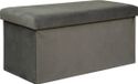 Atmosphera Opvouwbare Poef - Grijs - 76x38cm