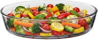 Alessandro Ovenschaal - 1.6 liter - 26 x 18 x 6 cm - glas - vaatwasser bestendig - transparant