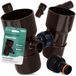 Collecteur d'eau de pluie Brun - DN 63 mm - Avec raccord rapide 3/4 pouce