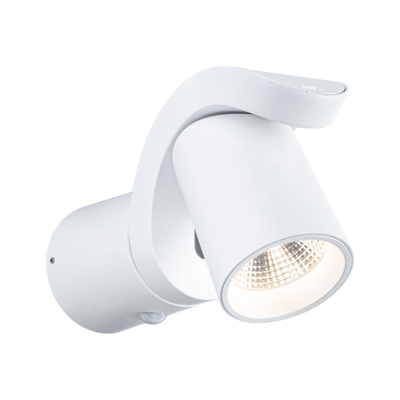 Paulmann Cuff - LED Buitenlamp met Bewegingsmelder - Wit Aluminium