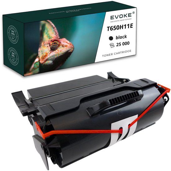 Evoke T650H11E zwarte printercartridge, 25000 pagina's