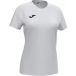 Joma Sportshirt Dames Academy Wit Polyester Korte Mouw Maat 122