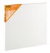 Idena 60032 - Spieraam met canvas van 100% katoen, gewicht 380 g/m², voor olie- en acrylverf, ca. 40 x 40 cm groot, wit
