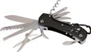 Inspirion Gmbh Zakmes avec 12 fonctions - RVS - Multitool - Noir
