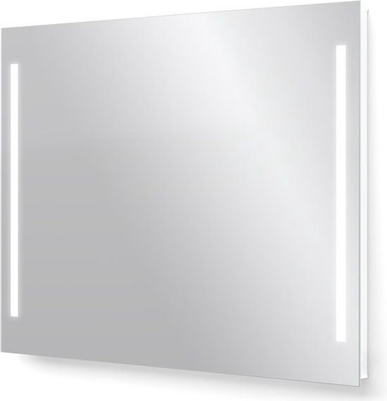 Maxaro Novo Badkamerspiegel met LED Verlichting - 100x75cm - Dimmer en Stopcontact