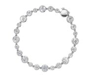 Mr O Atelier The Elizabeth (Link Crystal Bracelet) classic silver