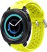 Samsung Bracelet de sport en silicone avec trous - Jaune