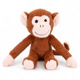 Carehabi AFFE Knuffeldier, zacht, schattig knuffeldier voor baby's, meisjes en jongens