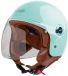 Gari G11 Casque Jet Vert clair/Bleu S