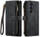 Caseme C30 Hoesje Geschikt voor Samsung Galaxy S26 | Wallet Zipper Book Case met Pasjeshouder | Beschermhoes met Portemonnee | Zwart