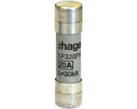 Hager Zekeringinzet voor fotovoltaïsche toepassingen 10x38mm 1000V DC 20A LF320PV