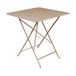 Fermob - Table Bistro carrée - Beige - Acier laqué