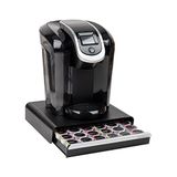 Mind Reader HERO36-BLK Koffielade voor één dienst, 36 Pod Capaciteit Aanrecht Organizer, Breakroom, 12,7" L x 13" B x 3" H, Kunststof, Zwart
