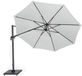 Platinum Zweefparasol Solarflex T² Ø350 - Wit