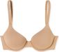 Schiesser Beugelbeha Unique Micro - met glijdende cups - Dames Beha maple beige