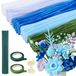 Set de 500 nettoyeurs de tuyaux créatifs avec fleurs