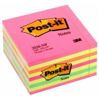 3M Post-it Notes - Neon Roze - 76 x 76 mm