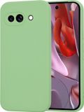 Techsuit Hoesje geschikt voor Google Pixel 9a - Soft Flex Silicone Back Cover - Mint Green