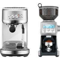 Sage the Bambino Plus Stainless Steel + Koffiemolen