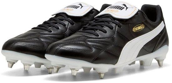 Puma King Top MxSG Voetbalschoenen Mannen 45 EU Zwart/Wit