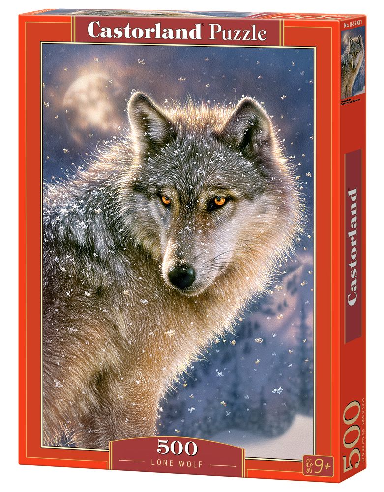 Castorland Lone wolf - 500 stukjes Puzzel