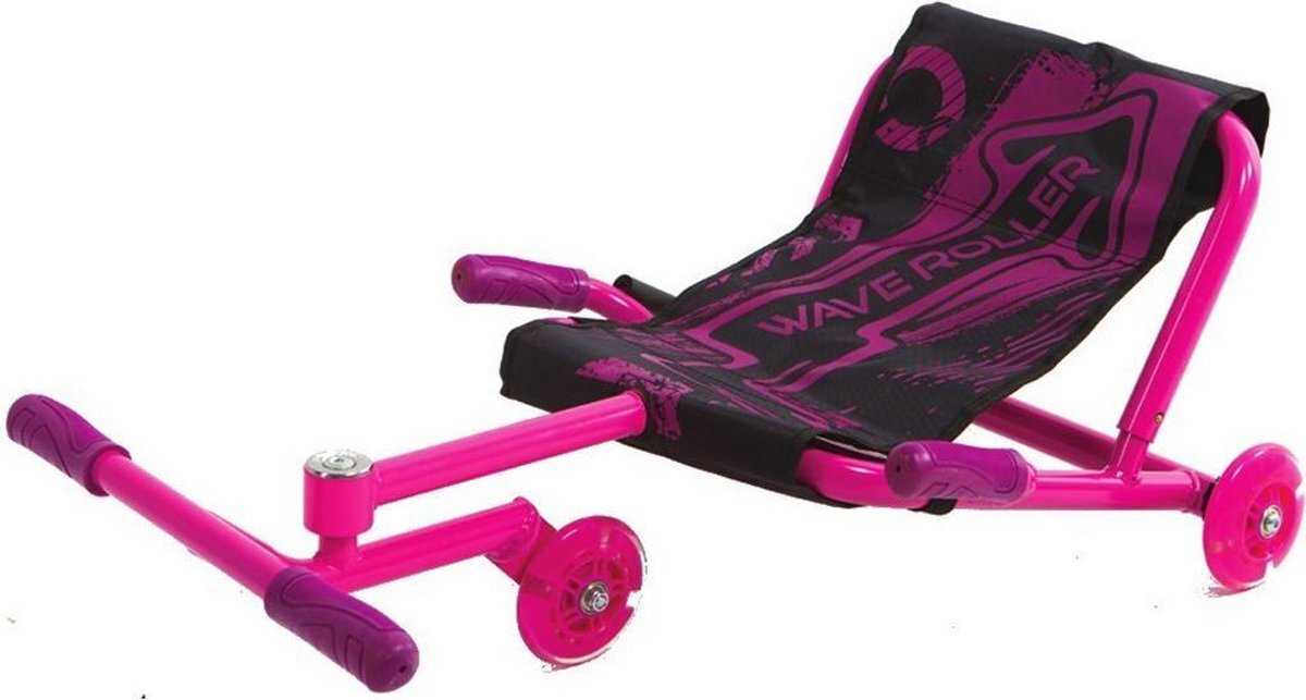 Wave Roller Roze-EzyRoller-Waveroller- Skelter- ezy roller- wave roller-ligfiets-kart-buitenspeelgoed