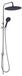 ESSEBAGNO Essesmart 2 Colonne de douche sans robinetterie Chrome et Noir