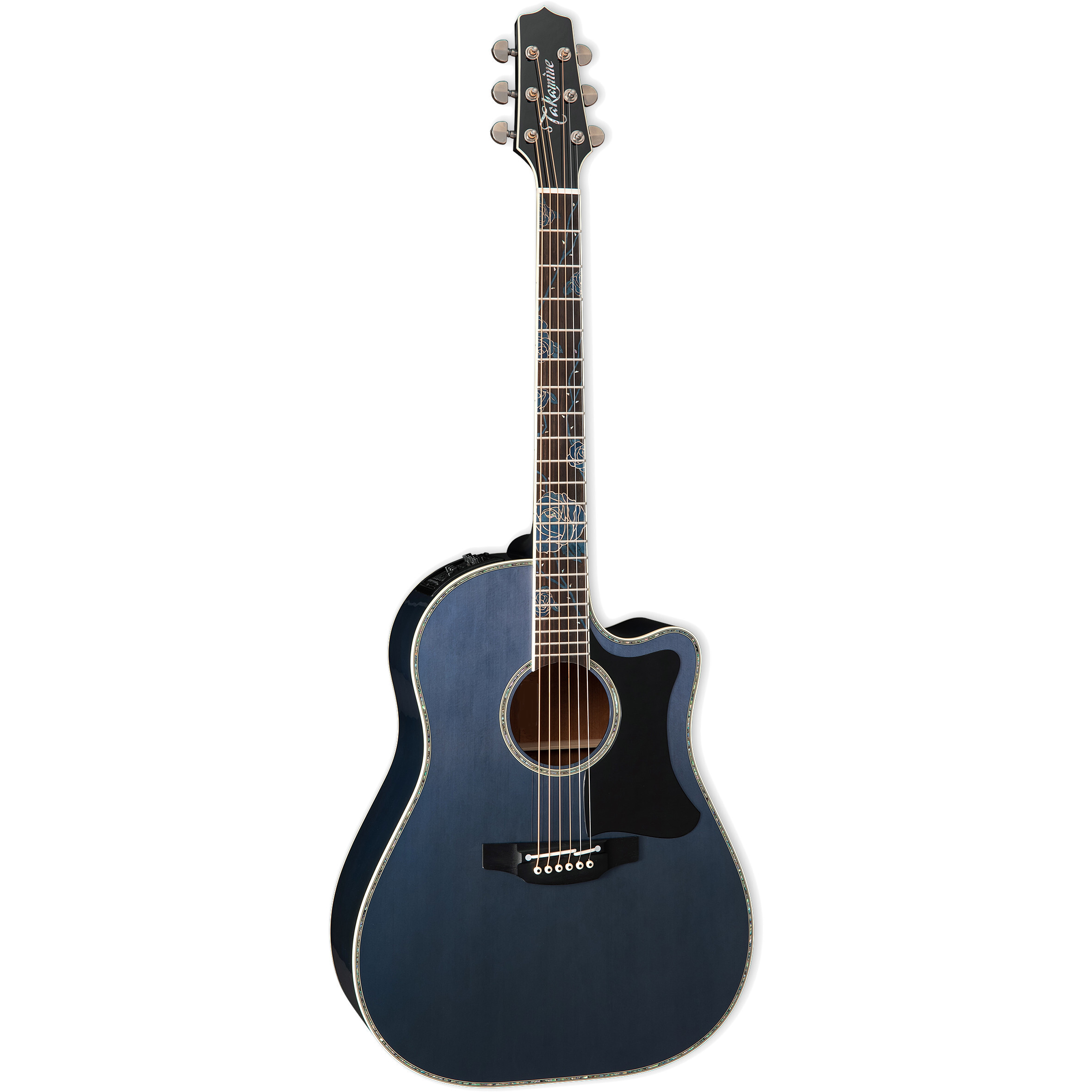 Takamine LTD2021 Blue Rose Charcoal Blue Gradation