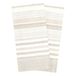 T-fal Textiles Skipping Stripe Dual Keukenhanddoek 2-Pack, Toast, 99942