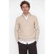 JACK & JONES relaxed fit gebreide trui - beige