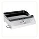 LITTLE BALANCE 8713 Biscarosse 50-35, elektrische grillplaat, geëmailleerd gietijzer, XL, 2150 W, 100% Franse productie, roestvrij staal